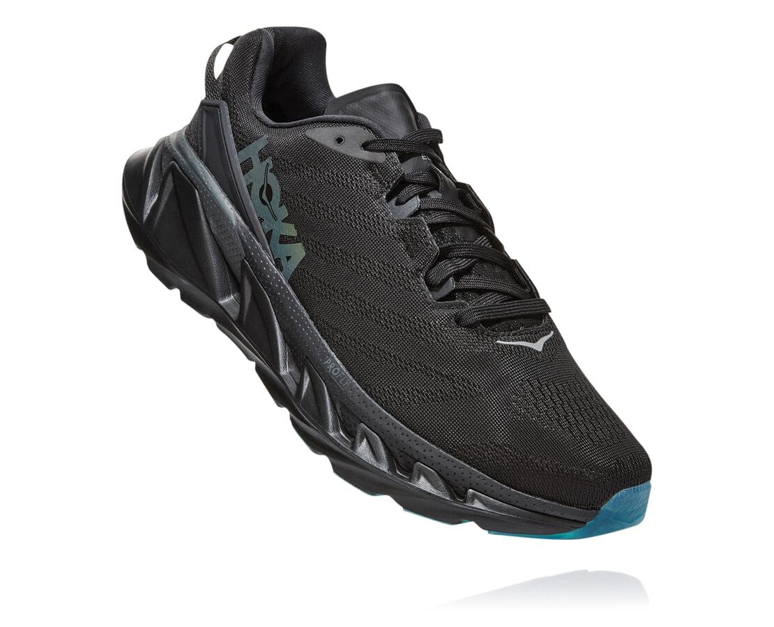 Hoka One One Elevon 2 Férfi Edzőcipő Fekete / Sötét Szürke [OCFHN-4397]